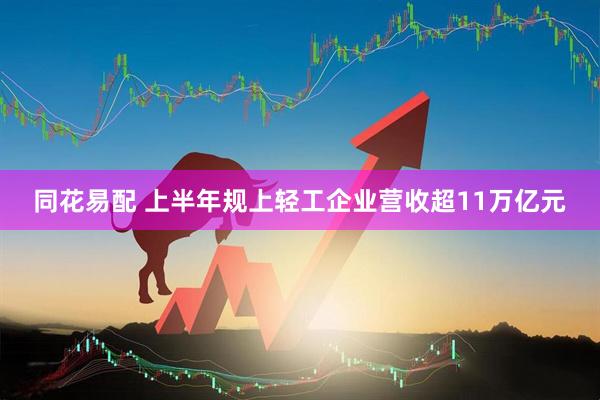 同花易配 上半年规上轻工企业营收超11万亿元
