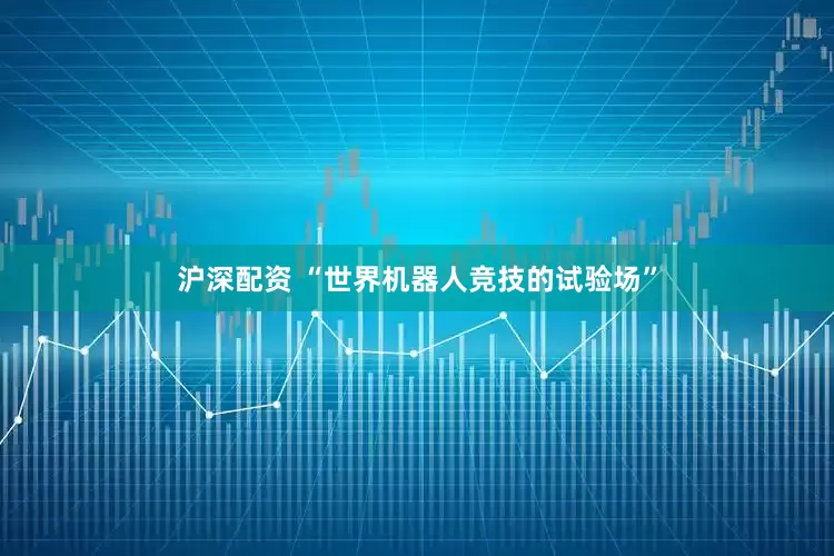 沪深配资 “世界机器人竞技的试验场”
